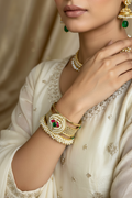 Gulnaar Multi Pearl Hand Cuff