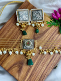 Fusion Emerald Ruhani Choker Set