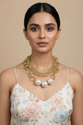 Pearl layered Statement Necklace