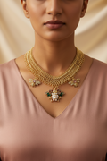 Emerald - Green Bee Statement Neckpiece