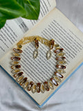 Peach Radiant Neckpiece Set