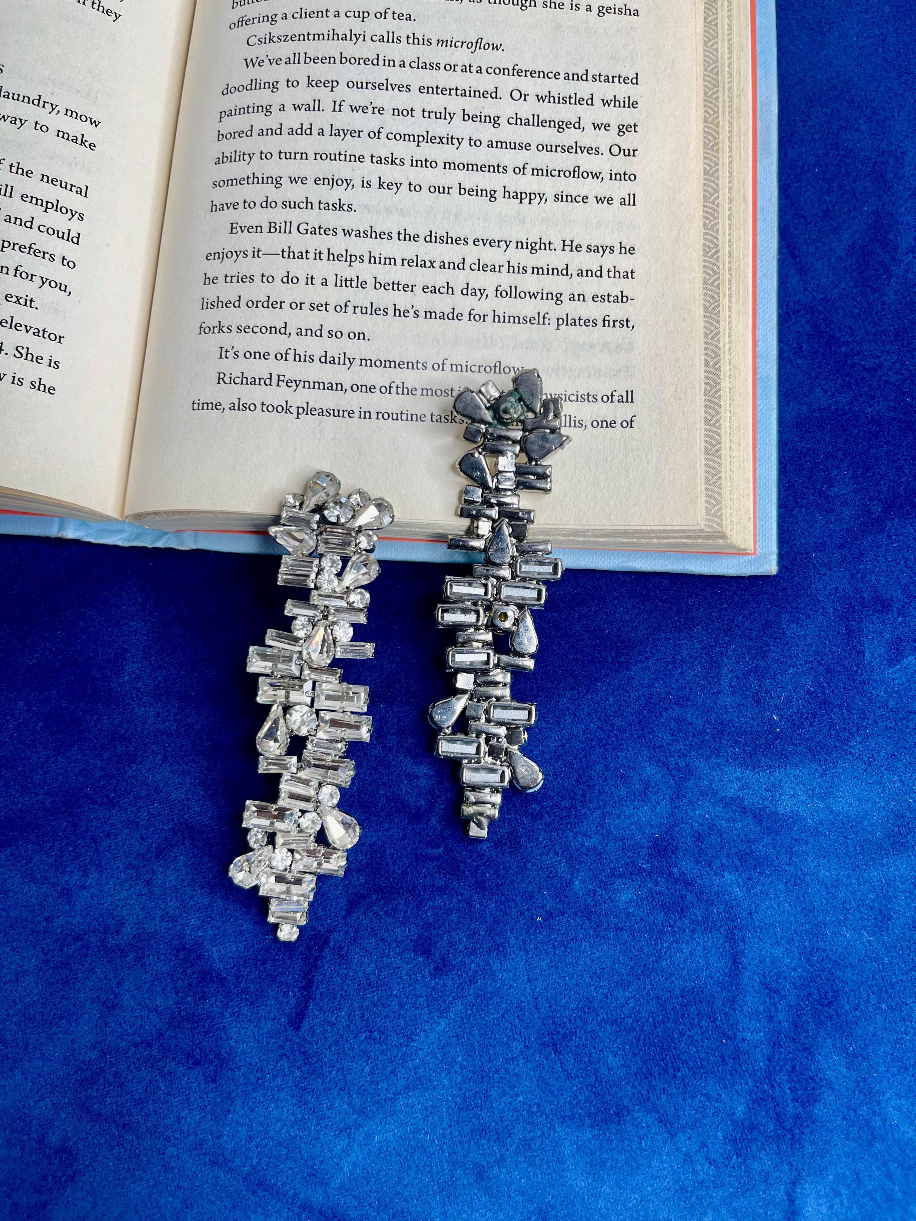 Crystal Cascade Statement Earrings