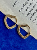 Golden Heart Studs