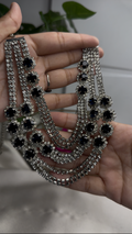 Navy Blue Gleam Necklace
