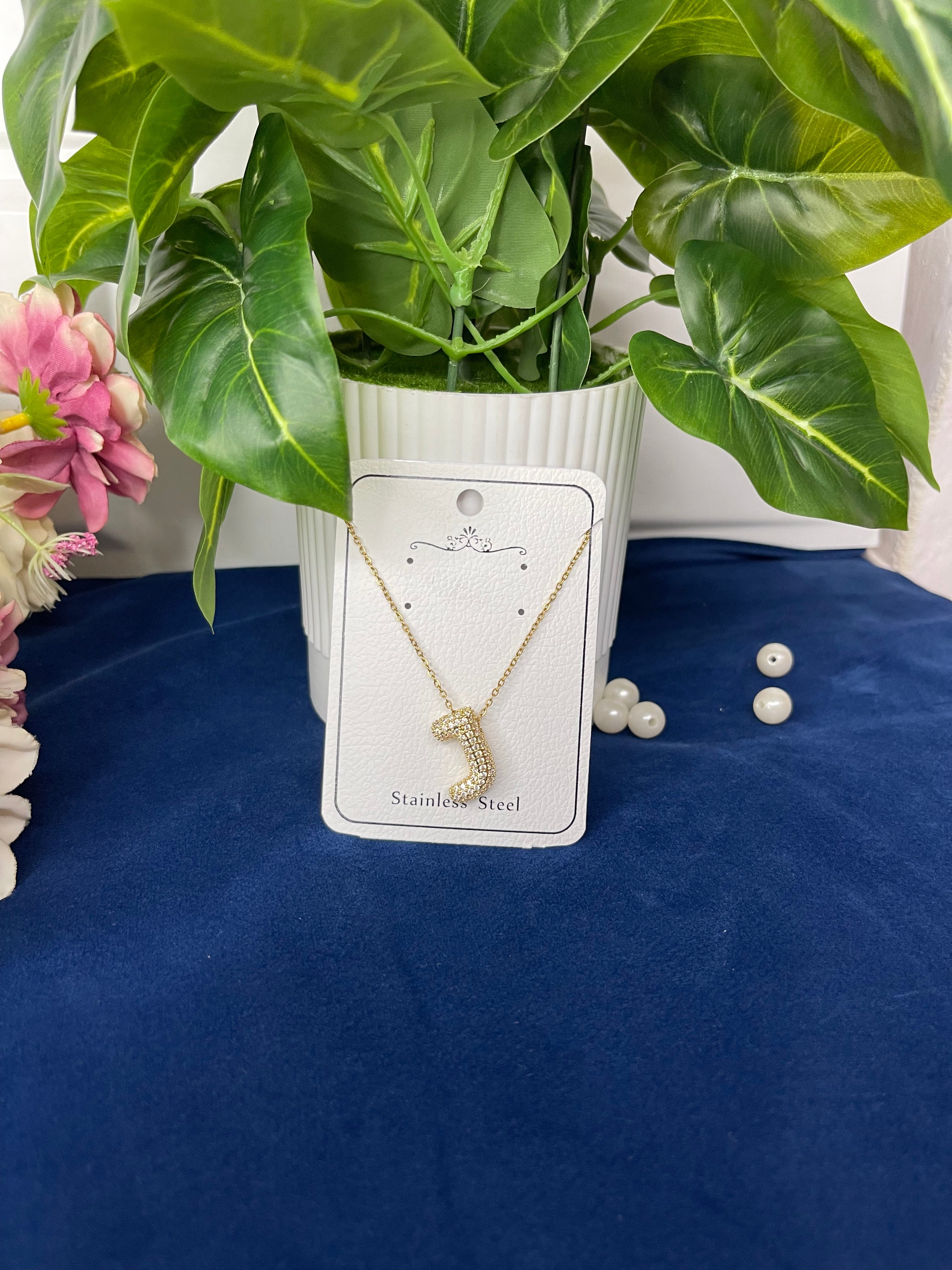 Golden Initial Personalised Necklace