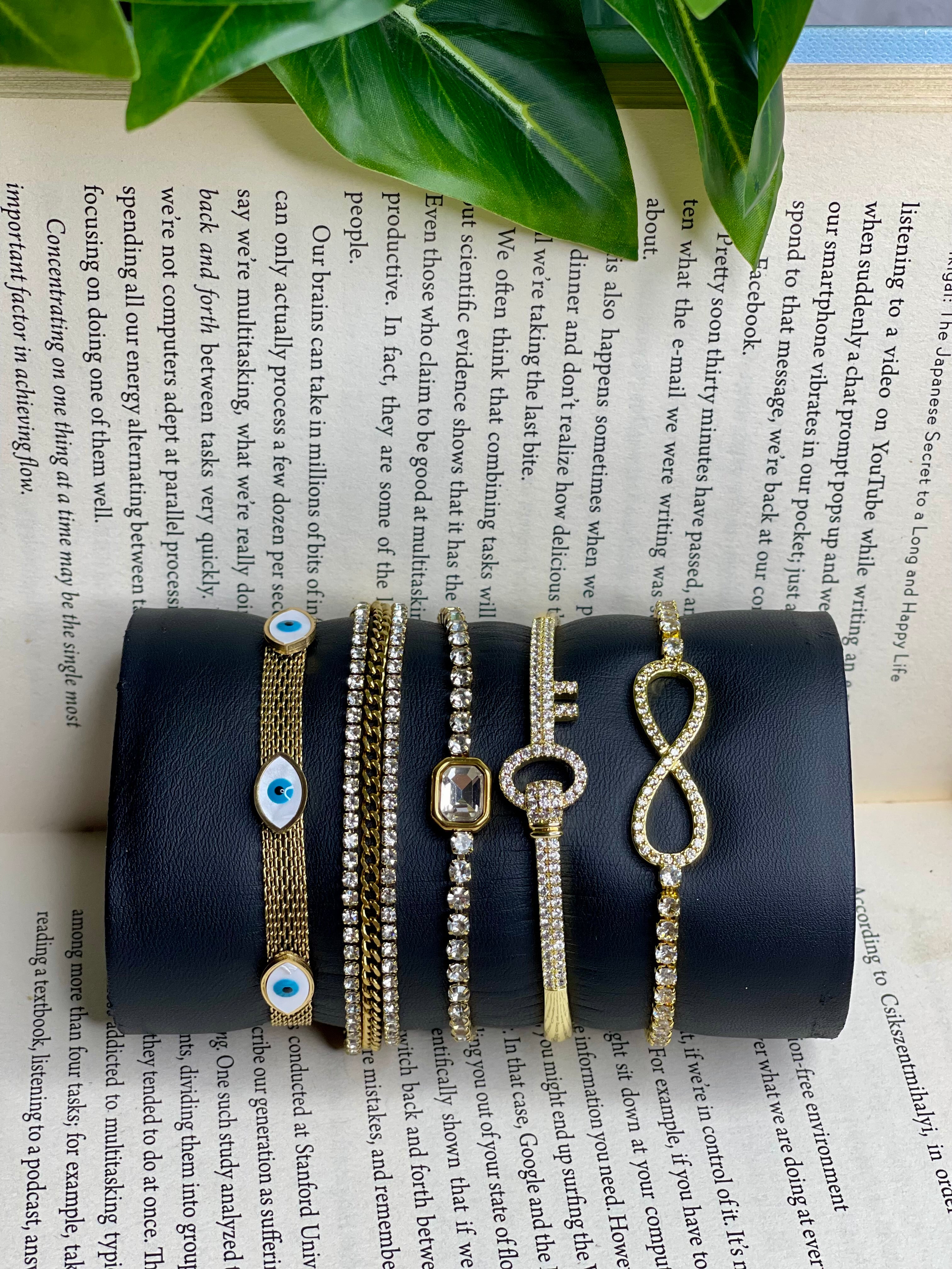 Infinity Glam Bracelet Stack