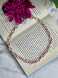 Blush Pink Halo Necklace