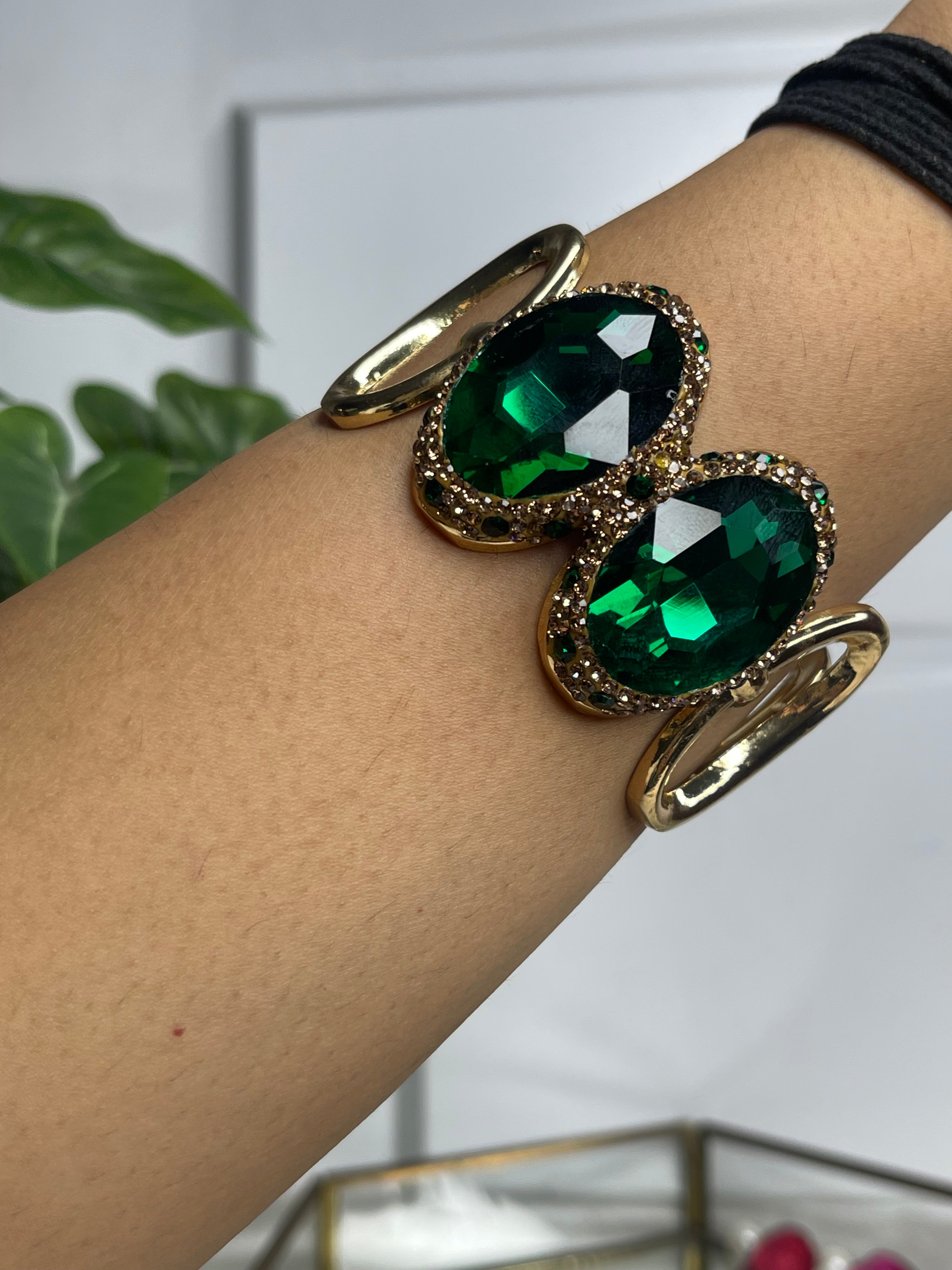 Emerald Luxe Gemstone Bracelet