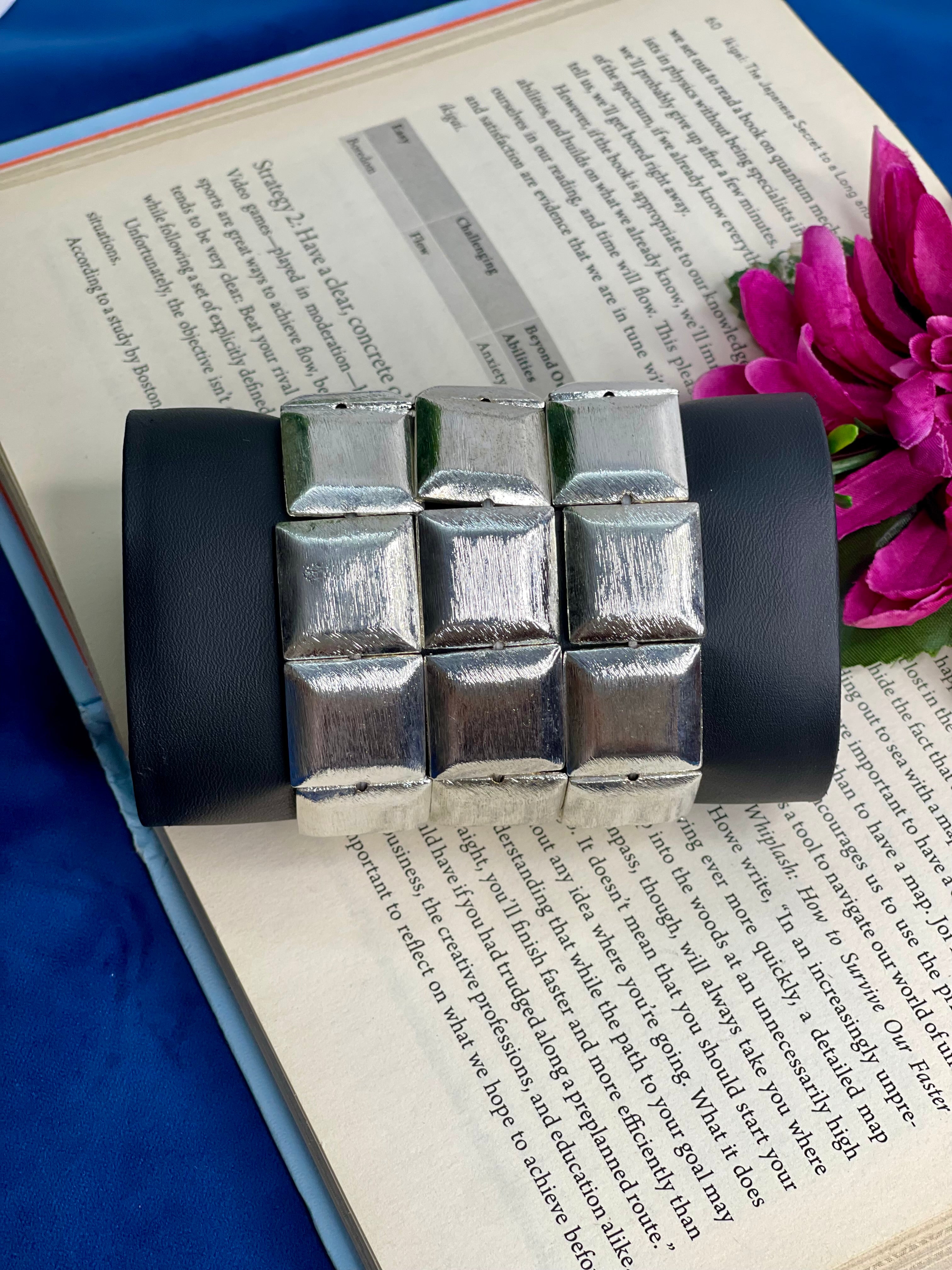 Metal Cube Power Cuff