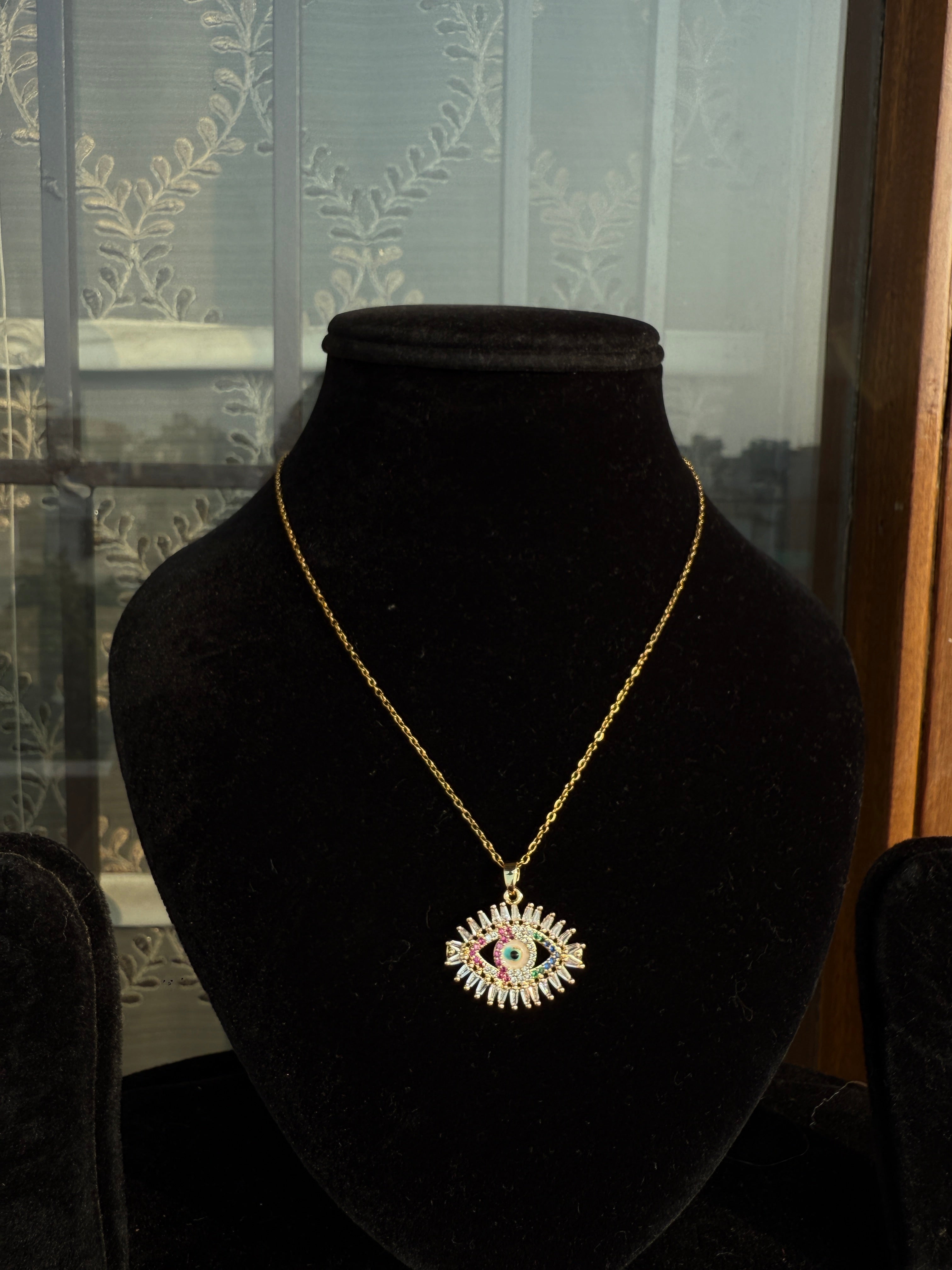 Radiant Evil Eye Necklace