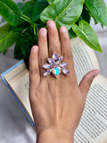 Pink Charm Ring