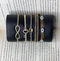 Infinity Glam Bracelet Stack