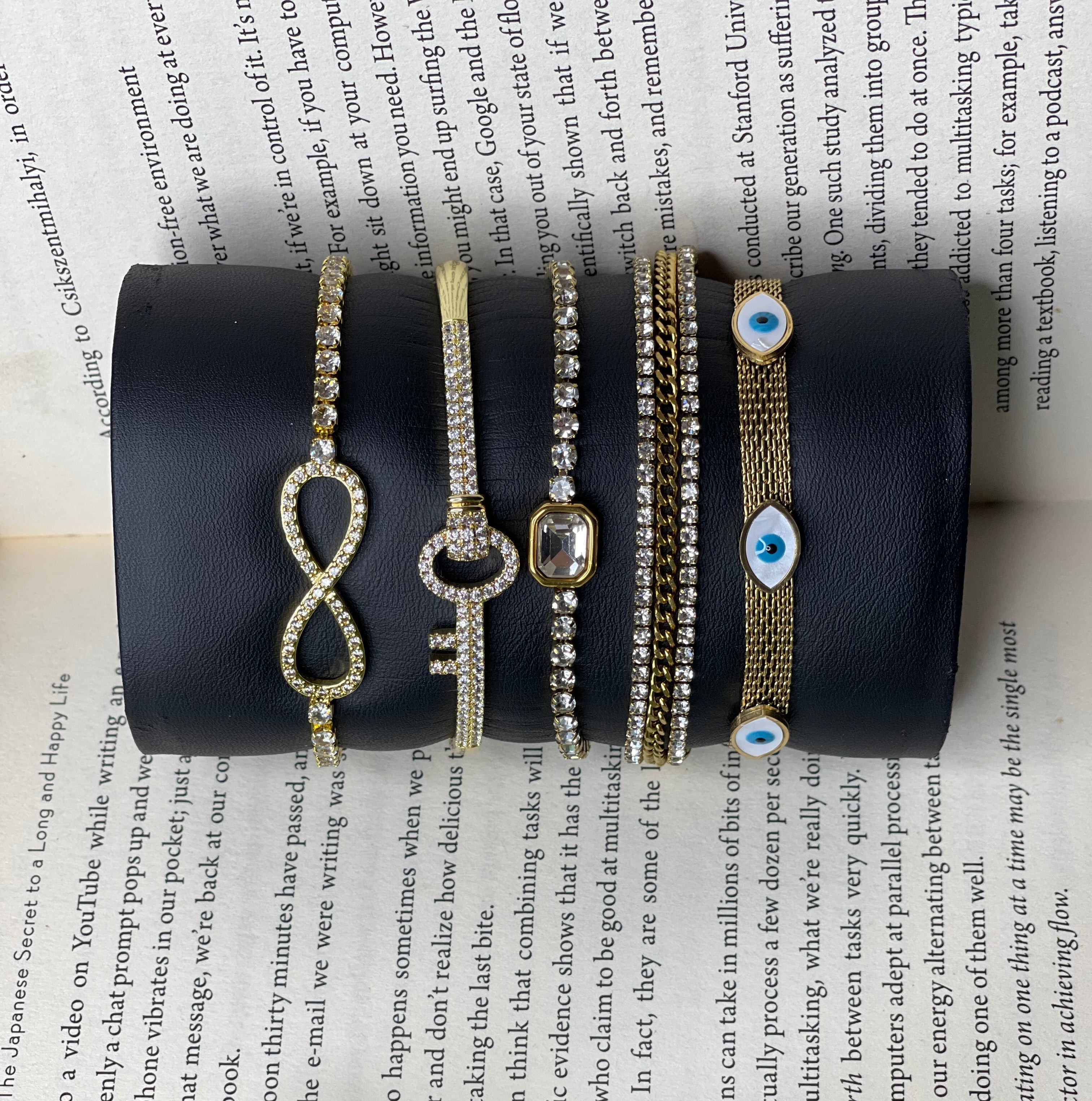 Infinity Glam Bracelet Stack