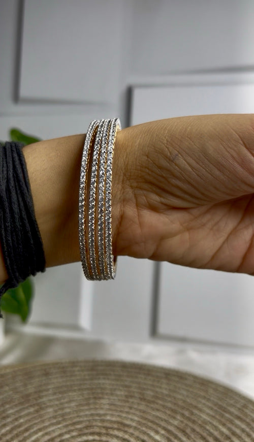 Diamond Crystal Bangles