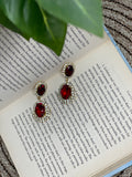 Ruby Aura Earrings