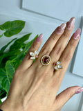 Ruby Two Finger Noor Ring