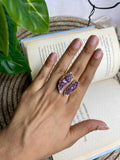 Lavender Twin Gemstone Ring