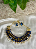 Navy Bliss Neckpiece Set