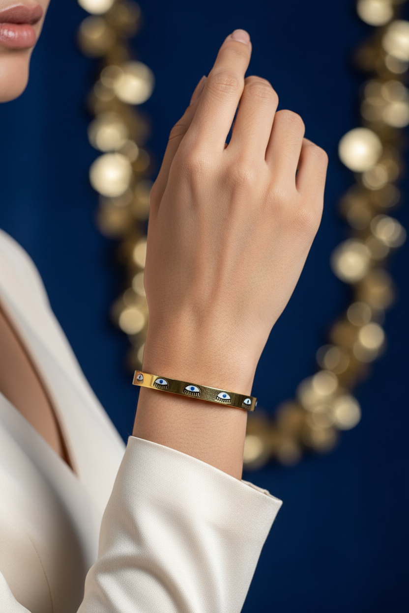 Evil Eye Luxe Cuff
