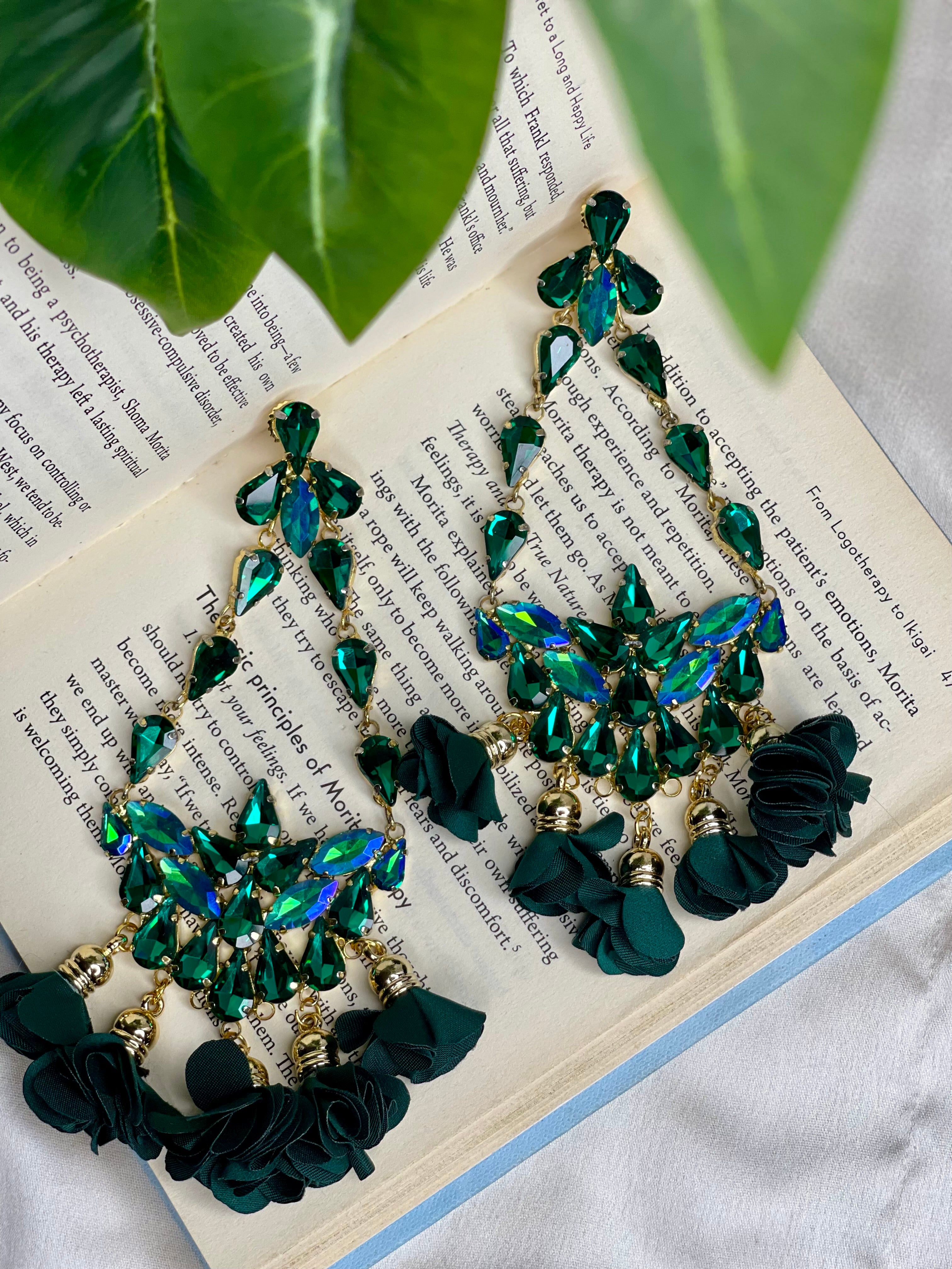 Emerald Radiance Earrings