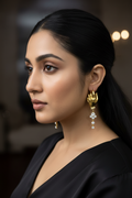 Crystal Hand Drop Earrings