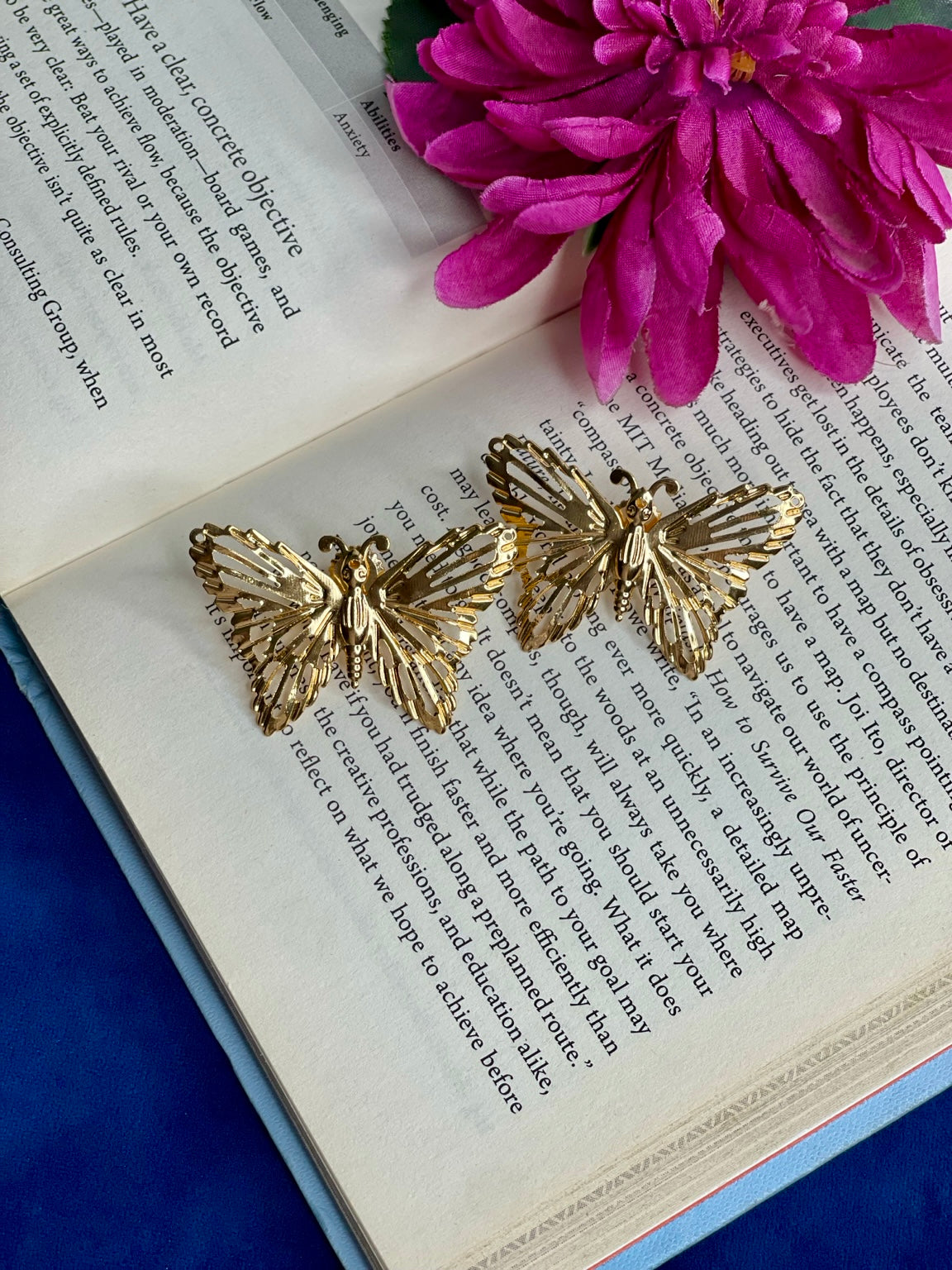 Butterfly Statement Earrings