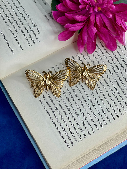 Butterfly Statement Earrings