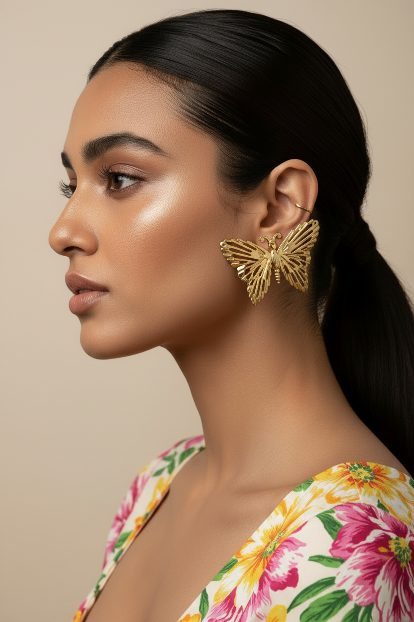 Butterfly Statement Earrings