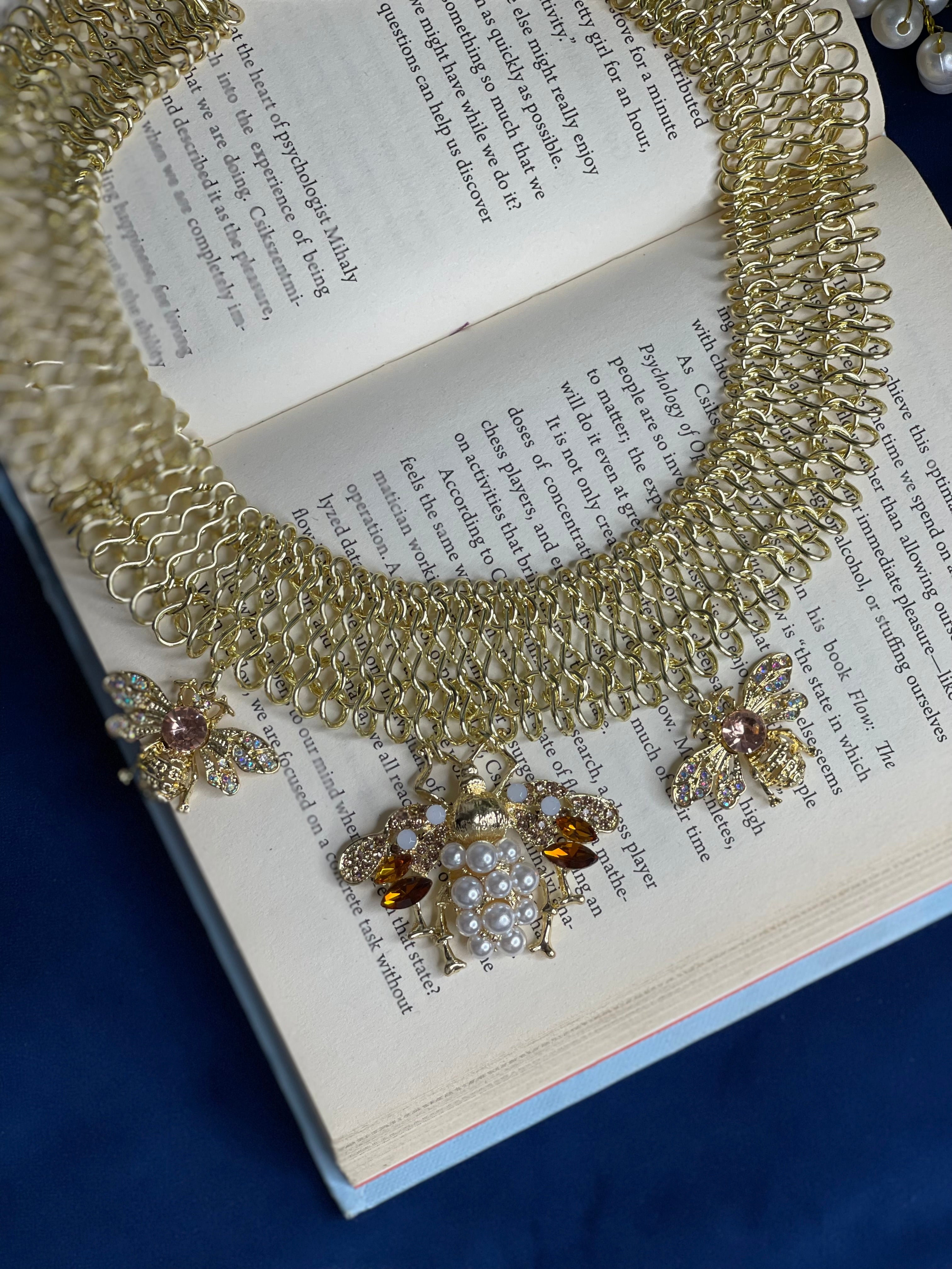 Royal Bee Statement Neckpiece