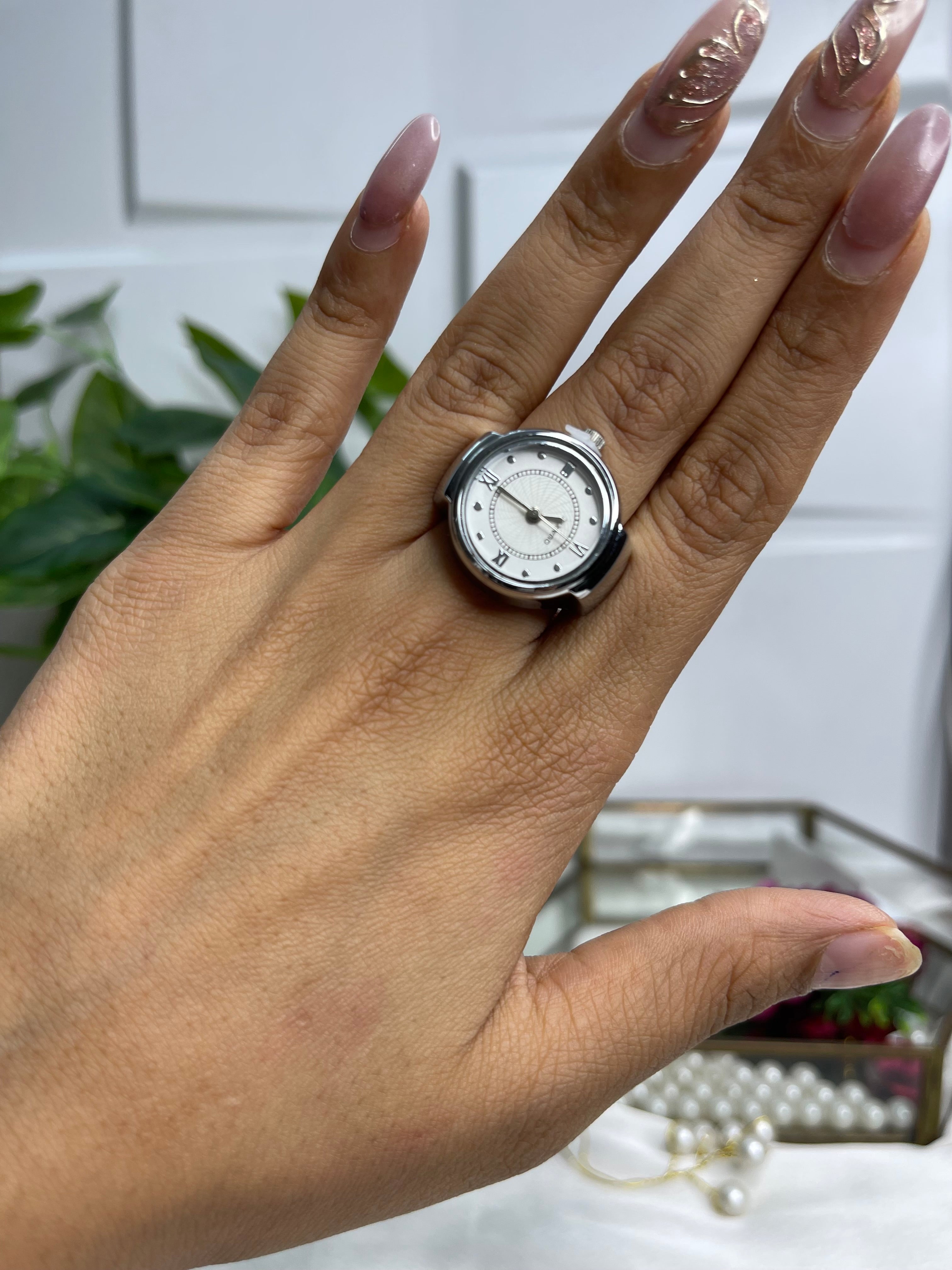 Silver Watch Ring