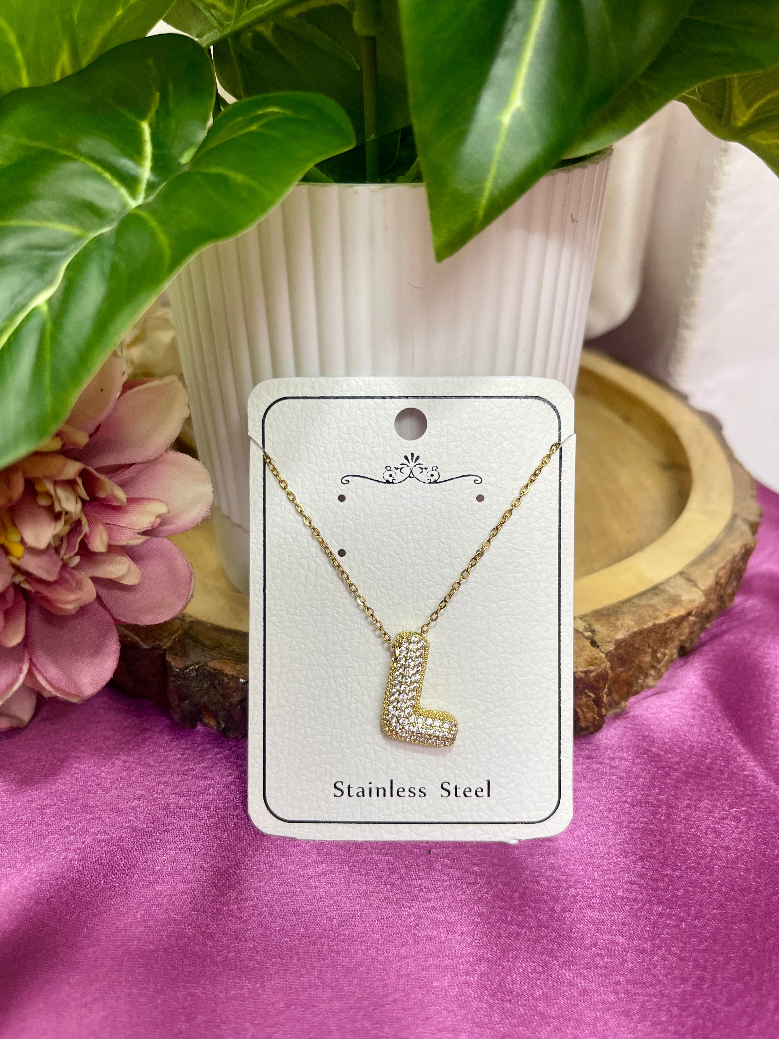 Golden Initial Personalised Necklace