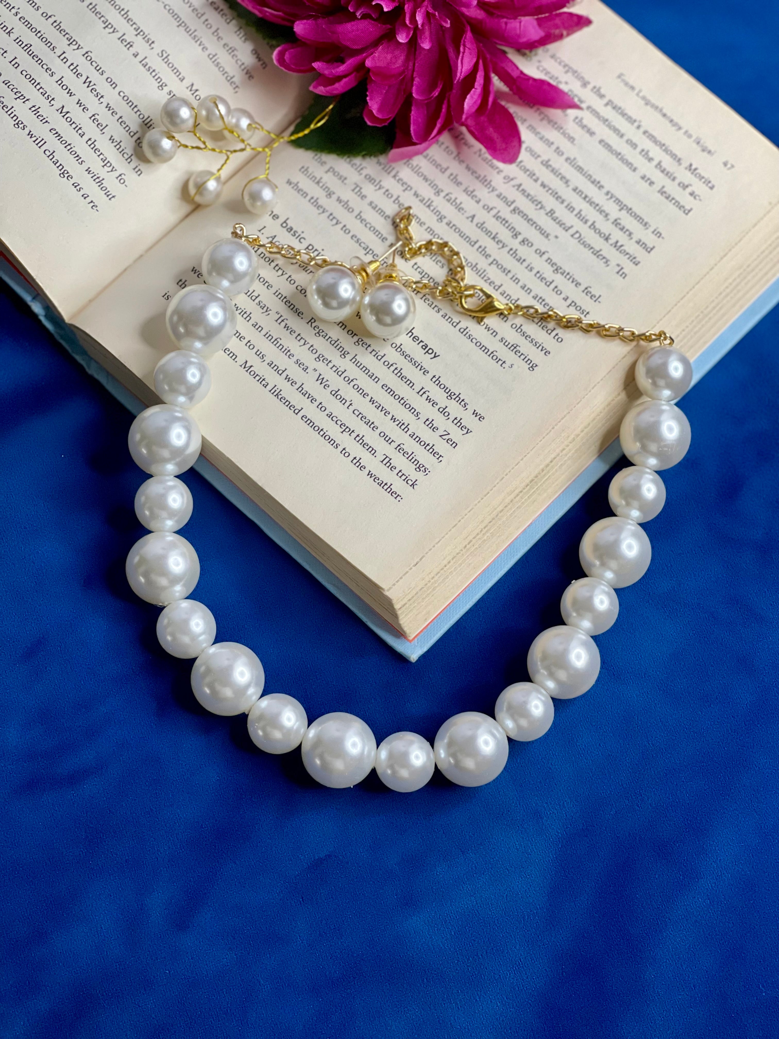 Ivory Bubble Pearl Necklace