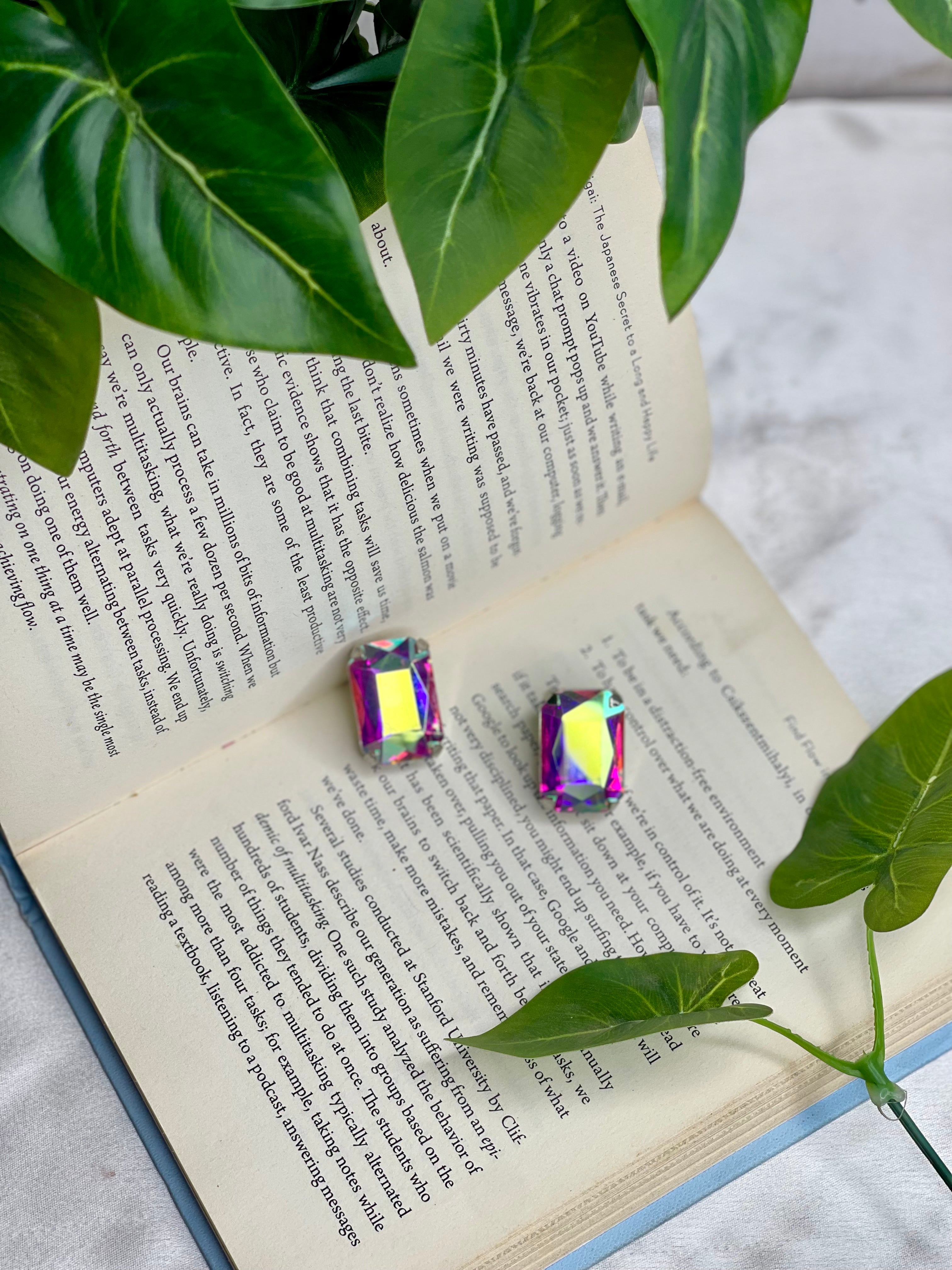 Rainbow Ocean Studs