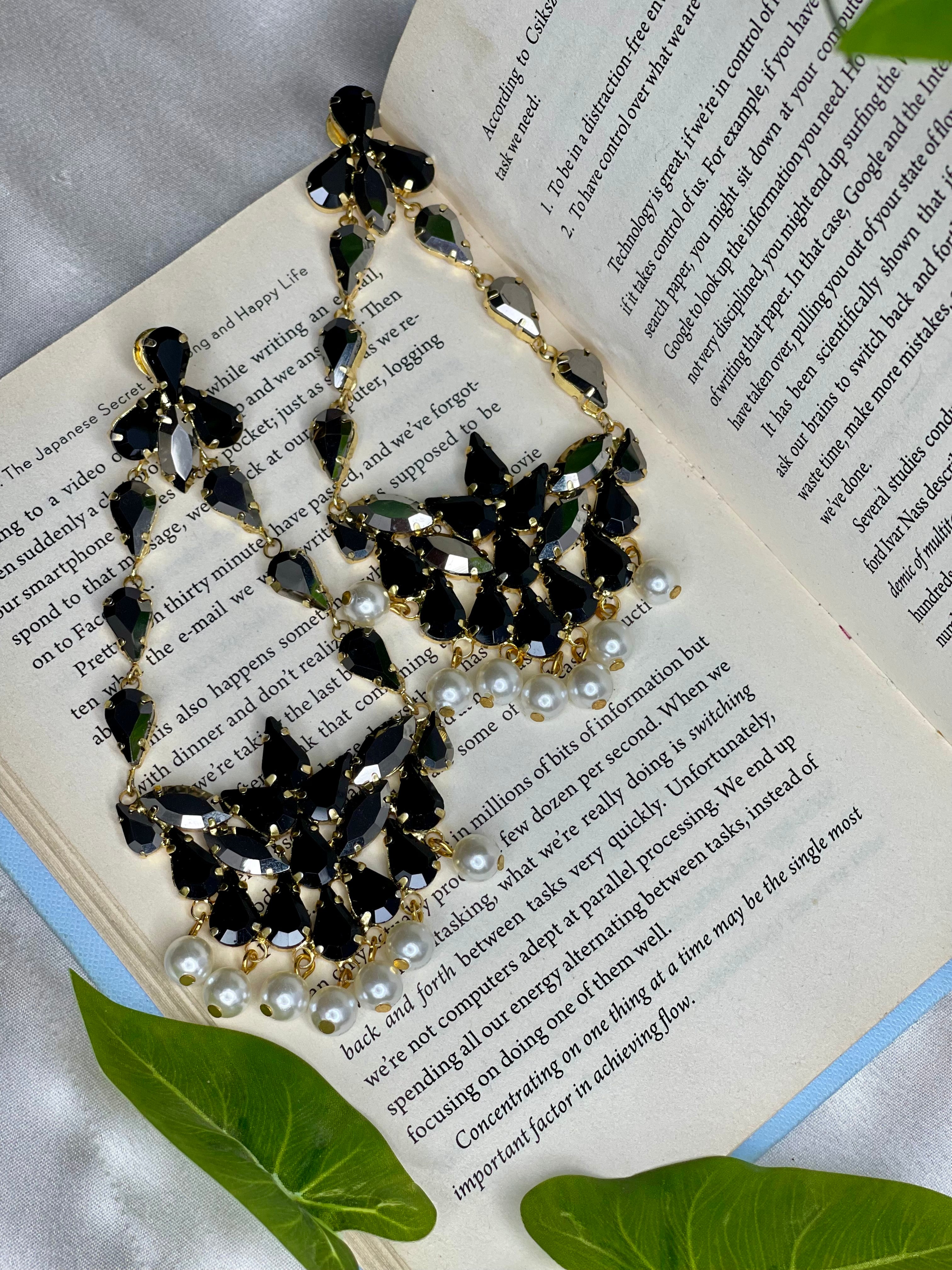 Grey Radiance Earrings