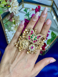Ghungroo Butterfly Statement Ring