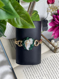 Emerald Gemestone Luxe Cuff