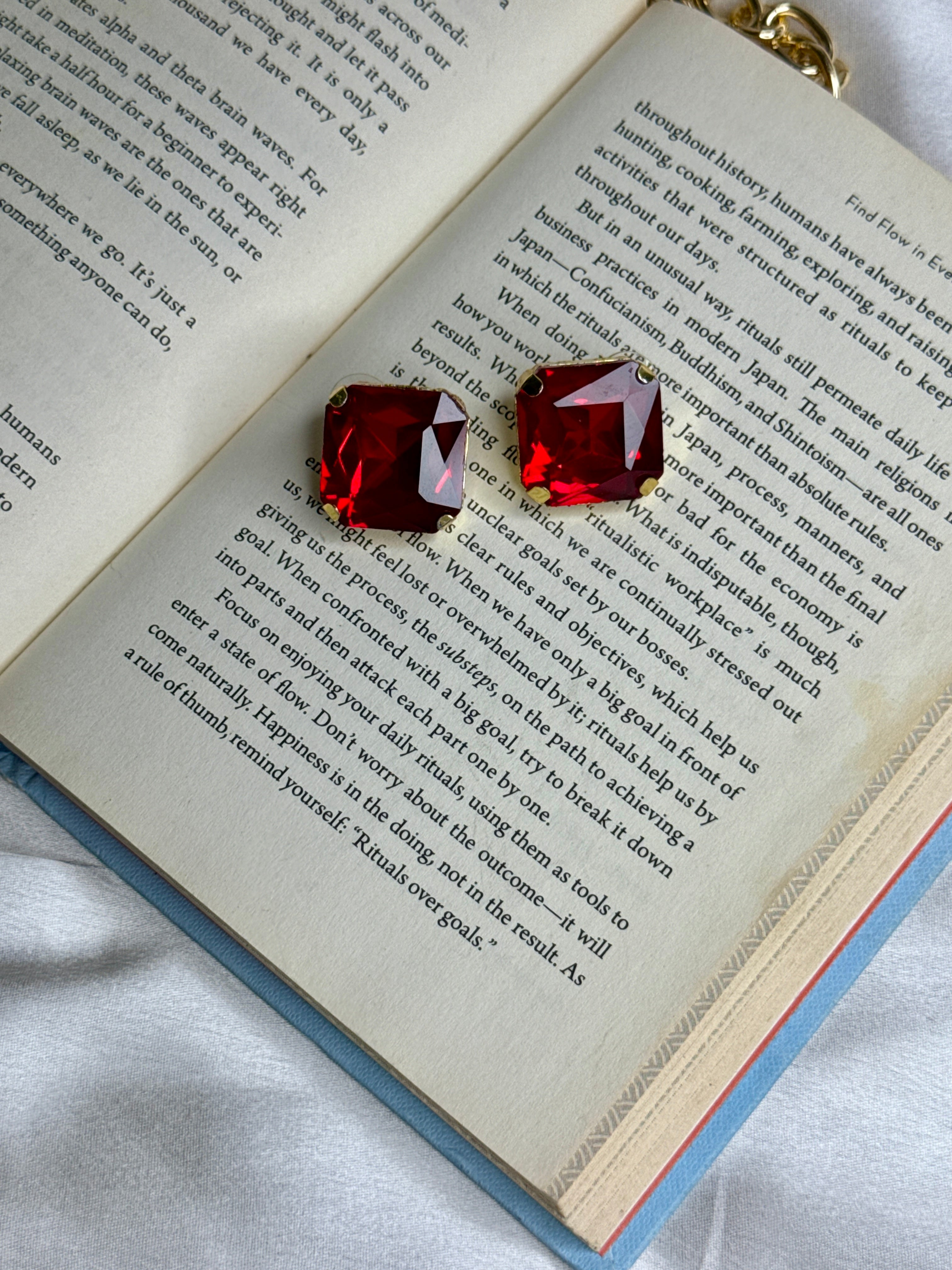 Ruby Royale Pendant Set