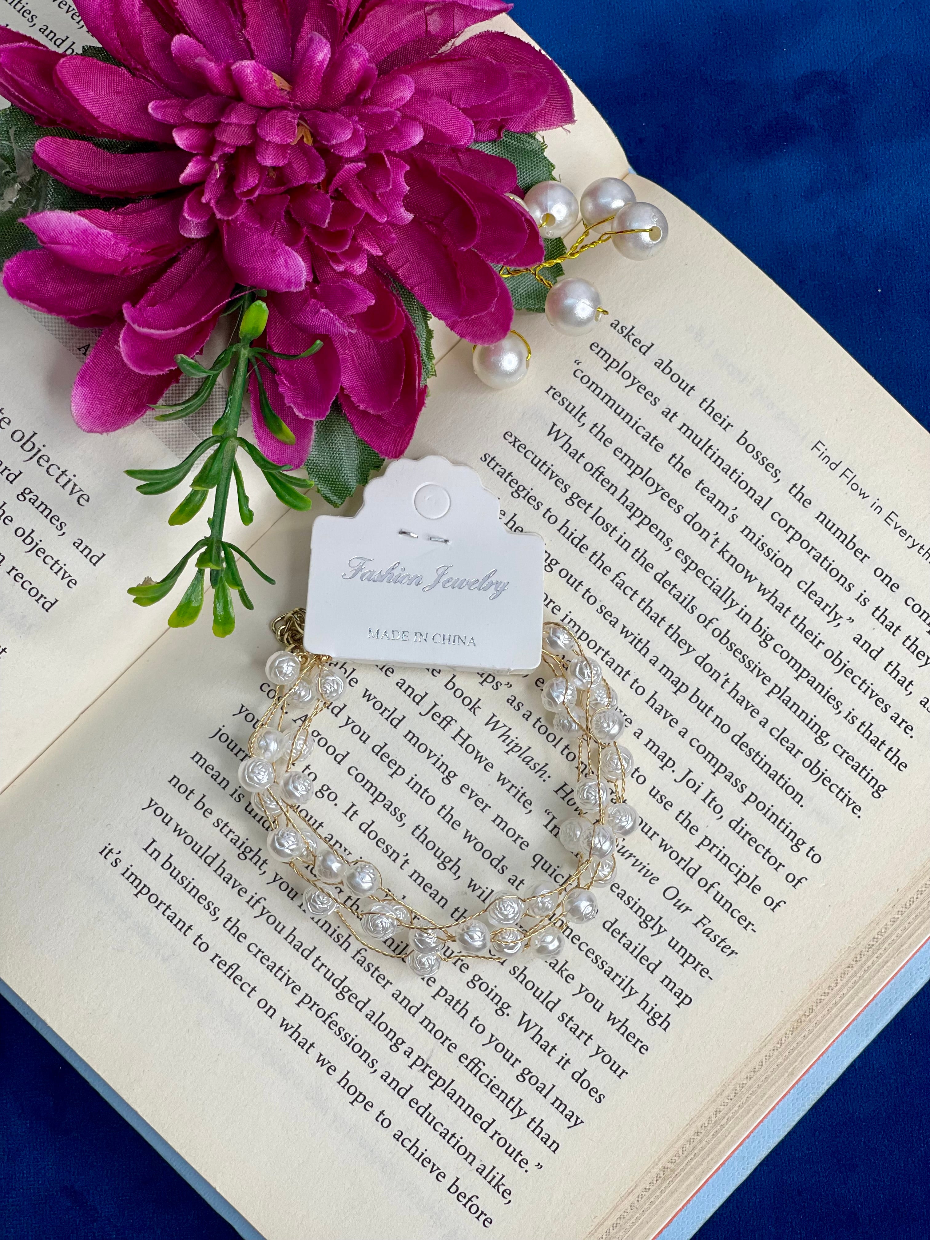 Pearl Bloom Layered Bracelet