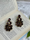 Brawn flower Earrings
