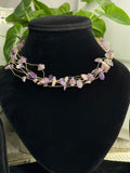 Amethyst Stone Layered Neckpiece