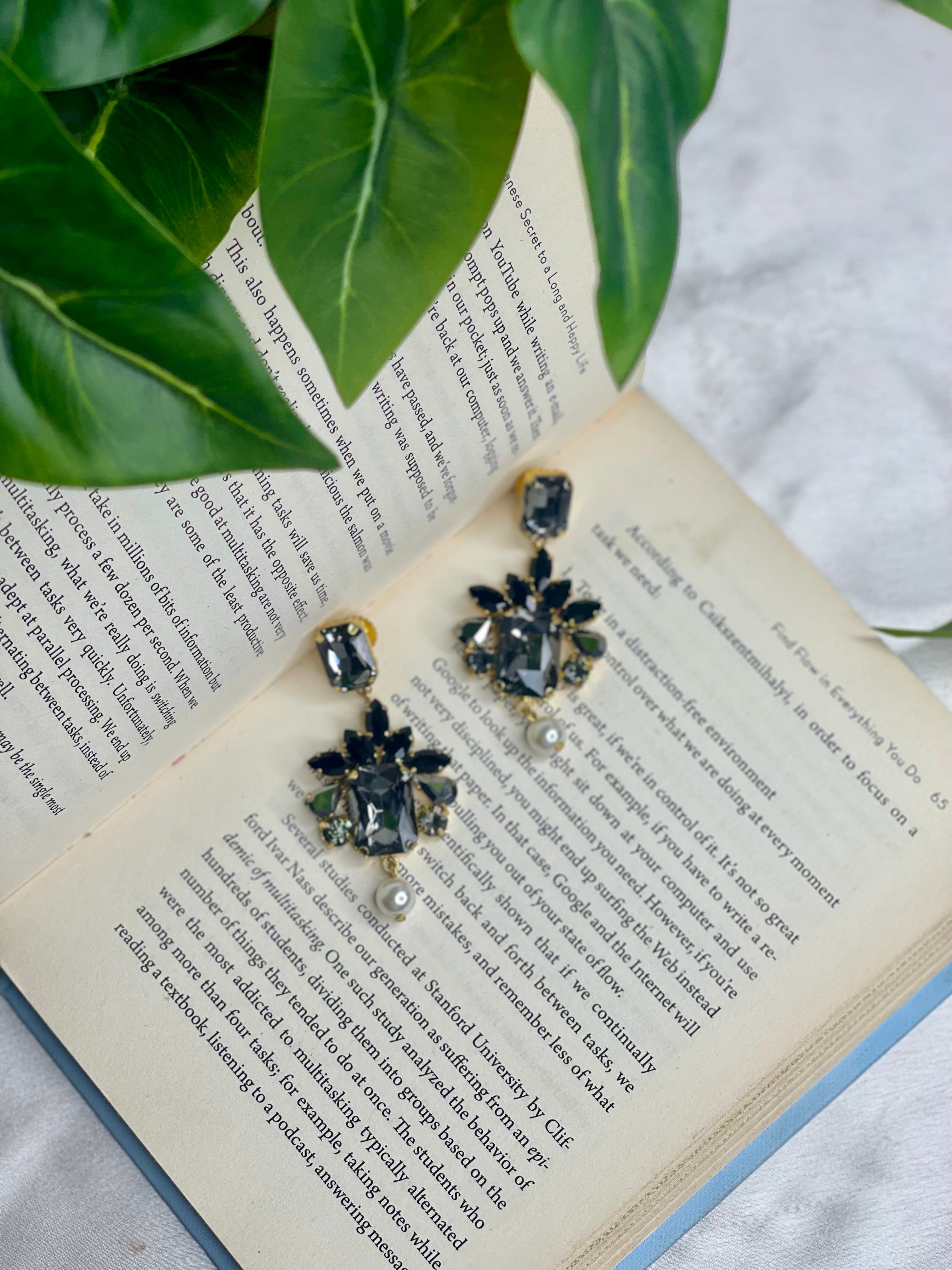 Black Blaze Earrings