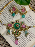 Multicolour Ada Choker Set