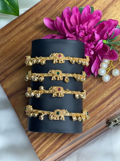 Elephant Noor Ghunghroo Bangles