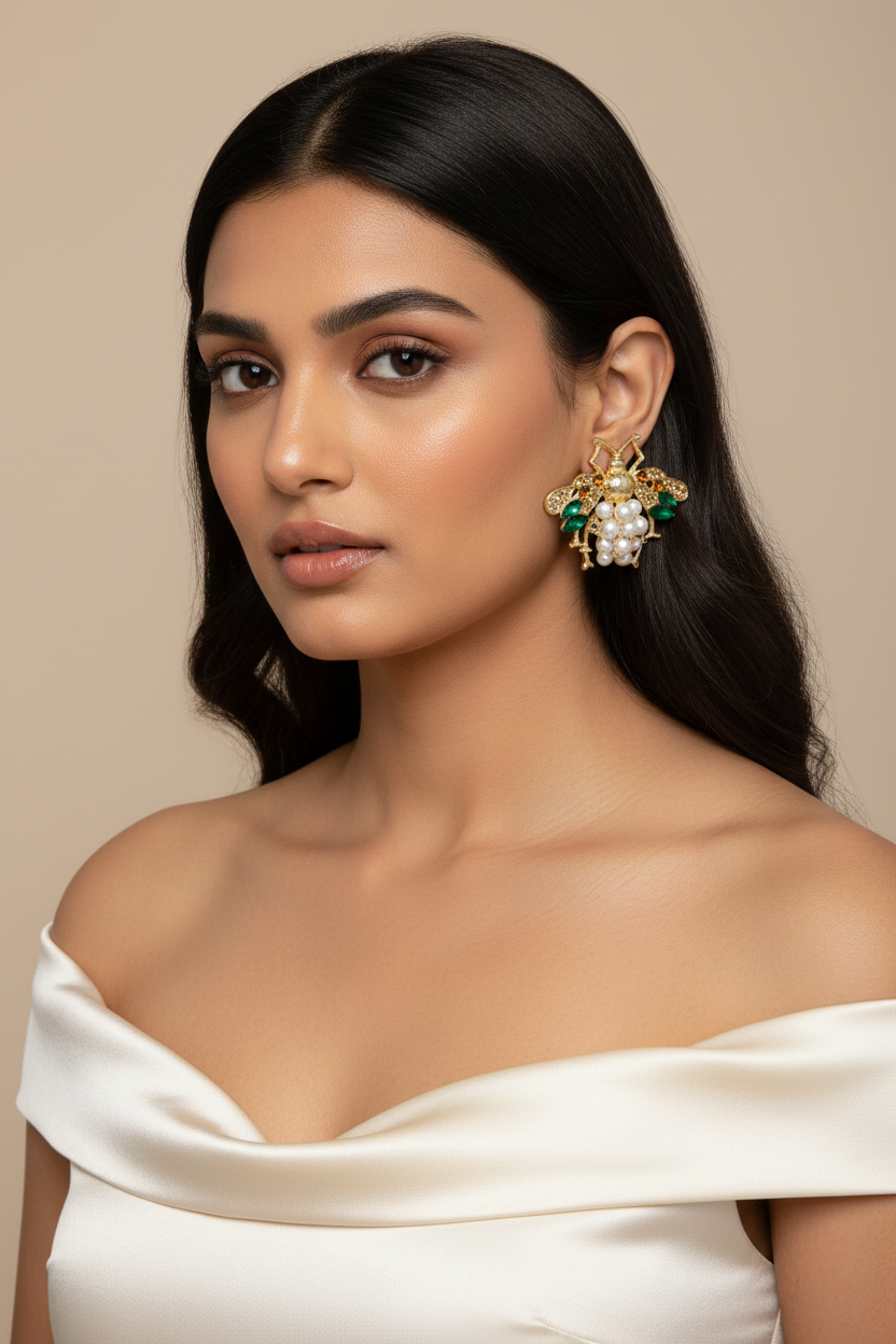 Pearl Bee Earrings