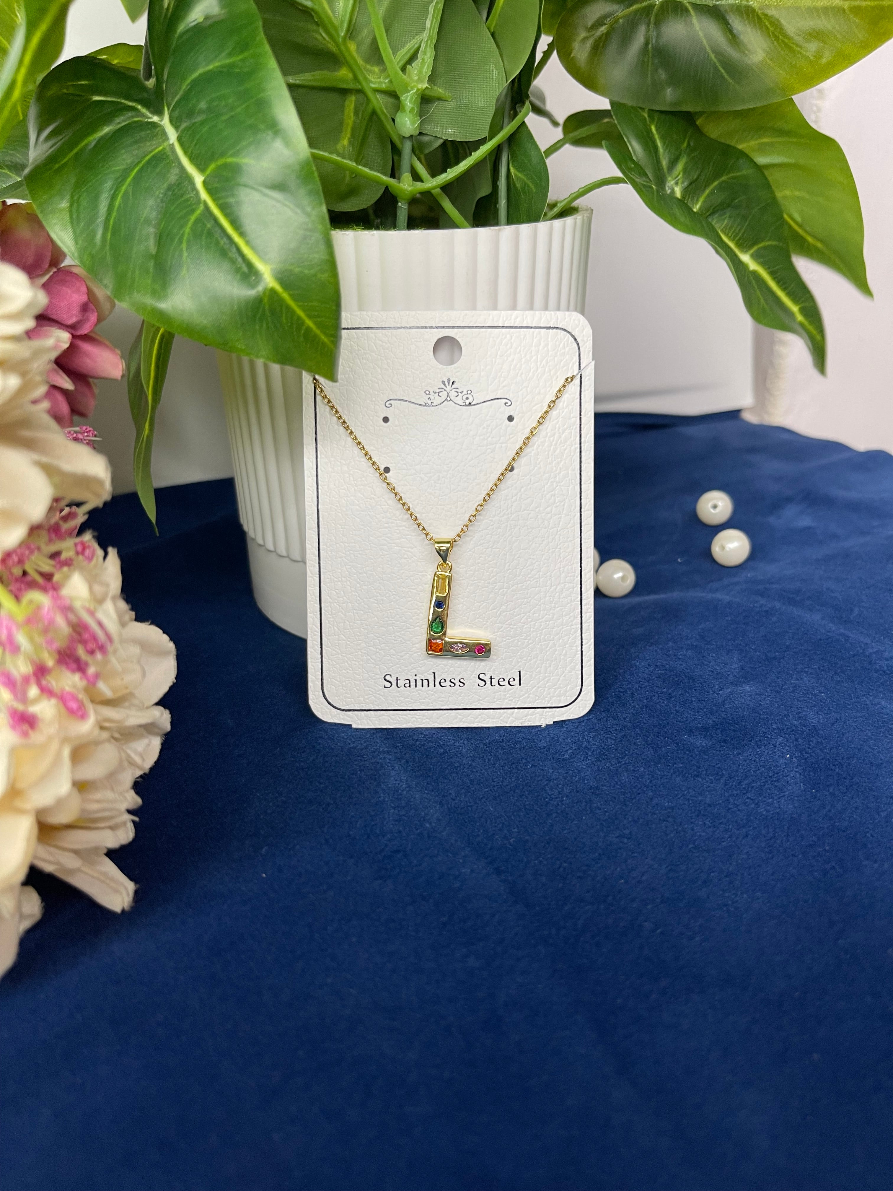 Multi Initial Personalised Necklace