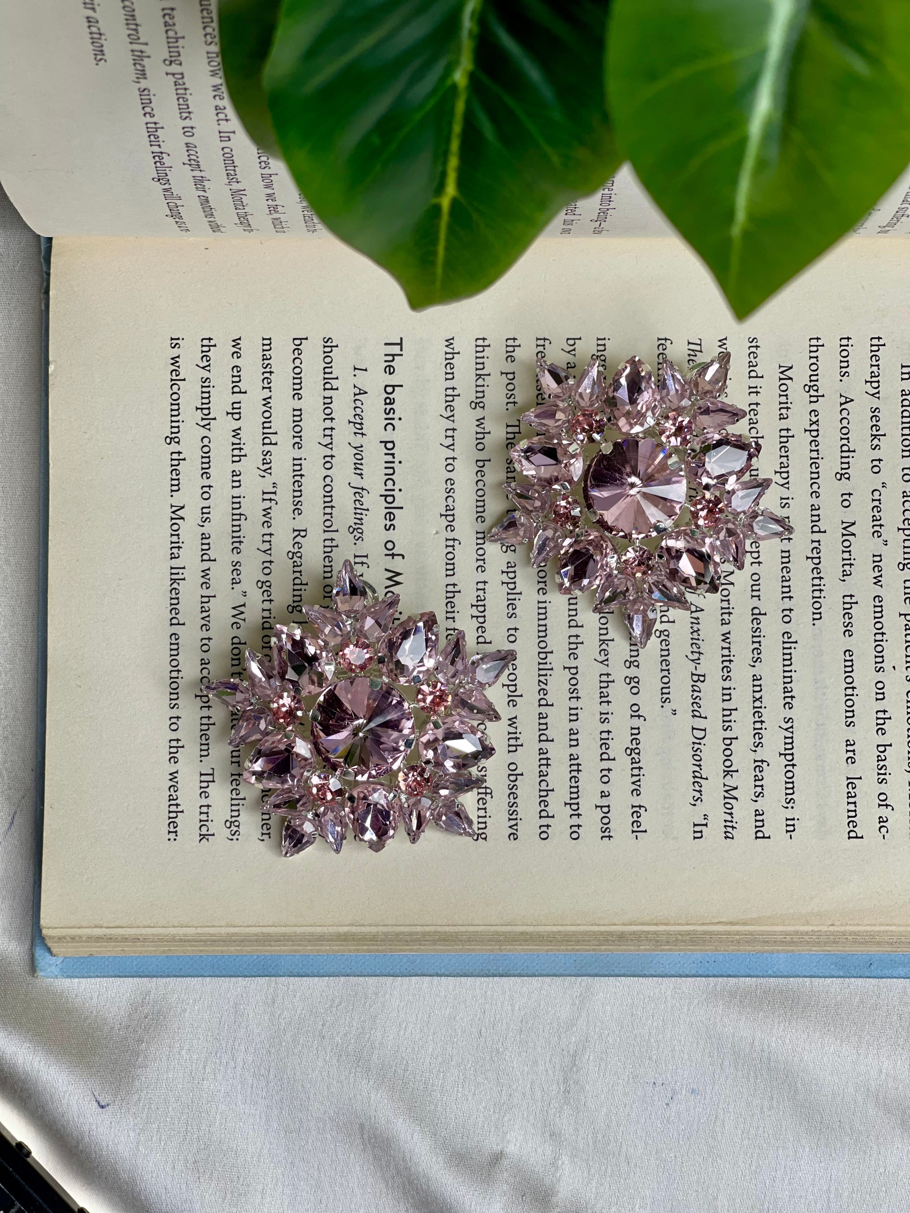 Pink Star Earrings