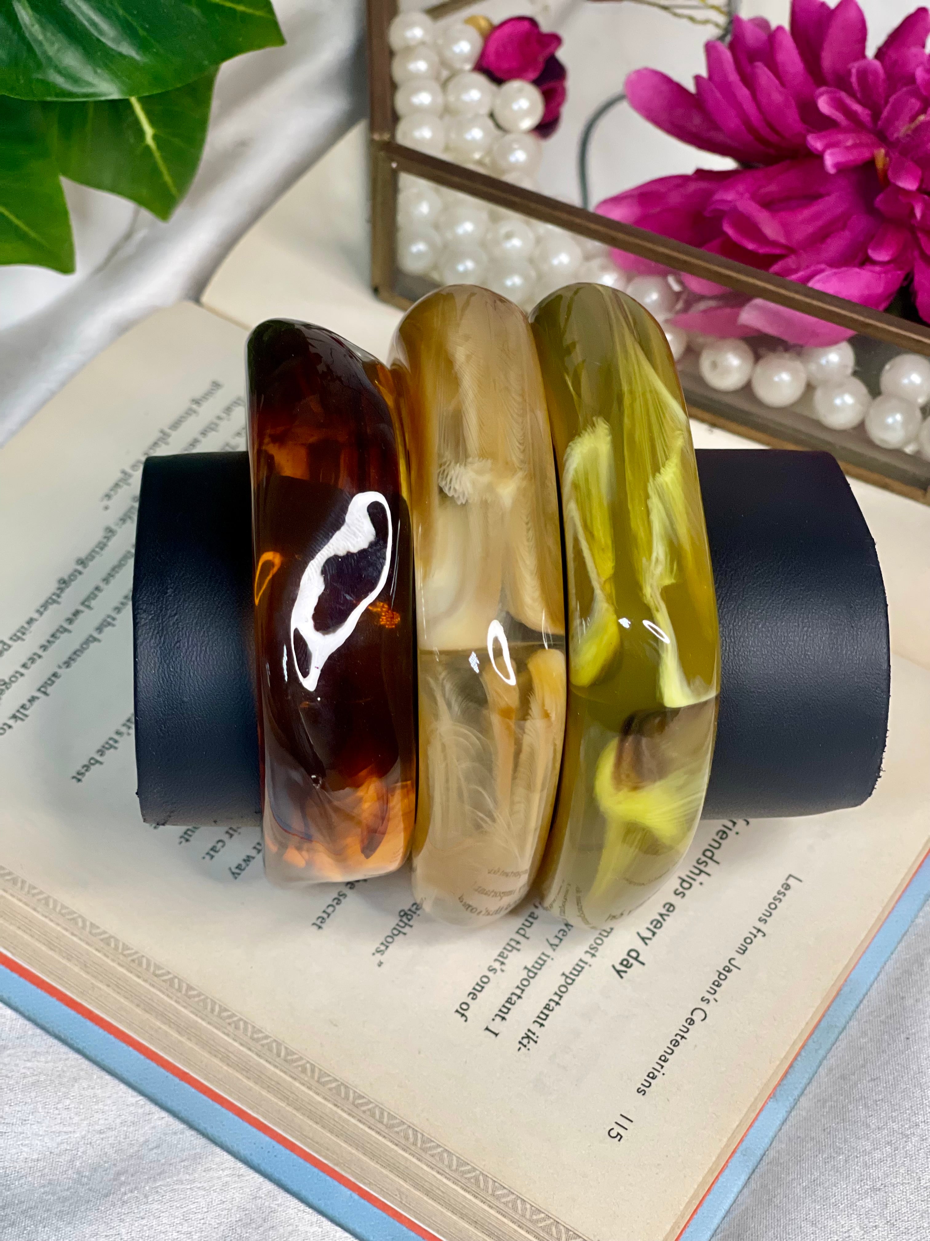 Fiesta Resin Bangle Stack