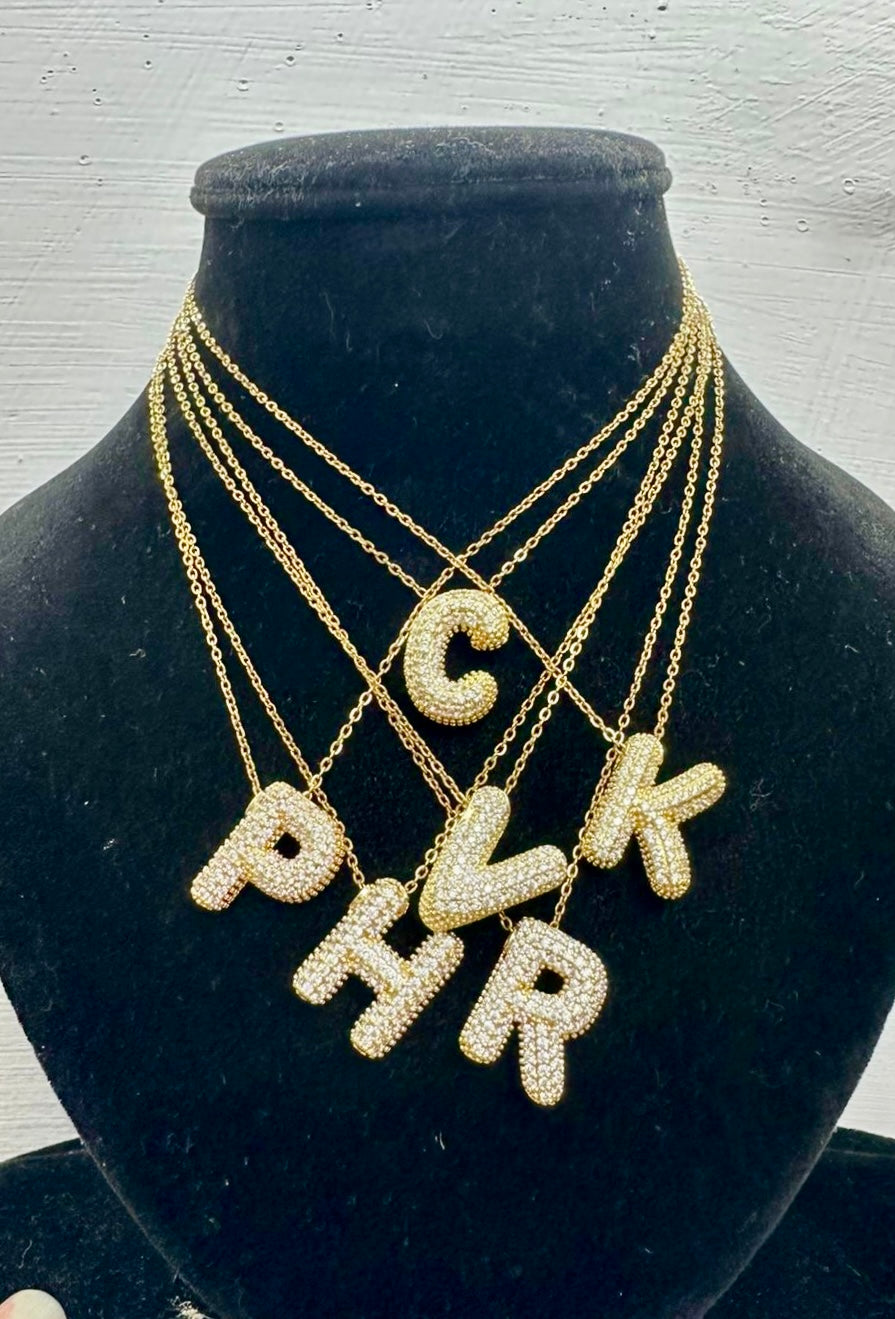 Golden Initial Personalised Necklace