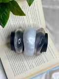 Smoky Grey Resin Bangle