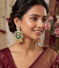 Mint Blossom Kashmiri Earrings